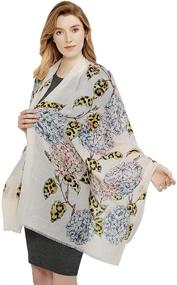 img 4 attached to DANA XU Fashion Pashmina Yellow02 Women's Accessories in Scarves & Wraps