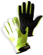 🧤 stay visible and stylish with reflectoes fluorescent reflective gloves - perfect for cycling, running, walking, and outdoor sports. waterproof and unisex design. logo