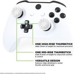 img 1 attached to 🌌 Enhance your Xbox gaming experience with KontrolFreek FPS Freek Galaxy White thumbsticks for Xbox One and Xbox Series X controllers