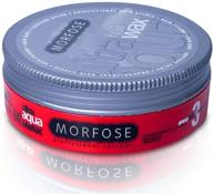 morphose #3 extra control aqua hair gel wax 5.92 fl oz - ideal for long-lasting styling and definition logo