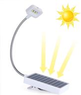 💡 solar led book light: eco recharging for reading in bed, adjustable brightness логотип