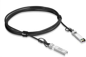 img 4 attached to High-Speed 10GbE SFP+ DAC Copper Cable for Dell Force10 CBL-10GSFP-DAC-3m - Reliable 3-Meter Gigabit Ethernet Twinax Cable