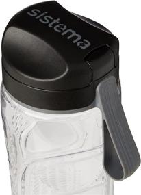 img 3 attached to 🥤 Sistema Hydrate Beverage/Water Bottle, 27 oz, Black - Stay Refreshed on the Go!