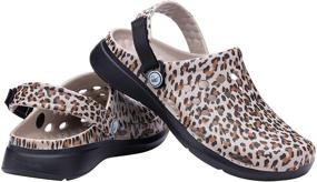 img 1 attached to 🐆 Men's JOYBEES Graphic Leopard Modern Clog Mules & Clogs for Stylish Comfort