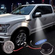 🚗 привидение ford shadow puddle logo lights для edge expedition explorer flex fusion taurus mondeo escape kuga f150 fx4 svt raptor 2009-2014 логотип