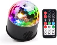 enhance your parties with koot disco lights bluetooth speaker sound activated party light: remote control led dj strobe bar club stage dance light for kid room party, wedding, birthday логотип