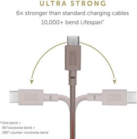 img 2 attached to Native Union Belt Cable XL USB-C To USB-A-10Ft Ultra-Strong Charging Cable With Leather Strap Compatible Samsung Galaxy Z Fold 2