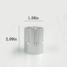 img 2 attached to 🔫 Revolver Pen Holder: Metal Gun Cylinder with 6 Slots for Office Creative Decoration - Small Size and Heavy Duty