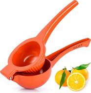 🍊 zulay premium metal orange squeezer: extract the most juice with our manual citrus juicer logo