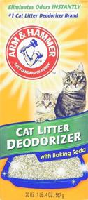 img 1 attached to Arm & Hammer for Pets Cat Litter Deodorizer: 20oz (Pack of 4) with Activated Baking Soda - Ultimate Odor Control for Your Feline Friends