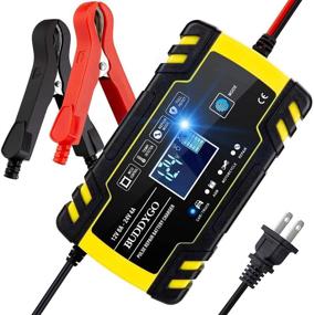 img 4 attached to 🔌 Smart Battery Chargers: 12V/8A 24V/4A Fully-Automatic Charger, Maintainer, Trickle Charger, and Pulse Repair Charger for Car, Motorcycle, Lawn Mower, Boat, RV, SUV, ATV, and More