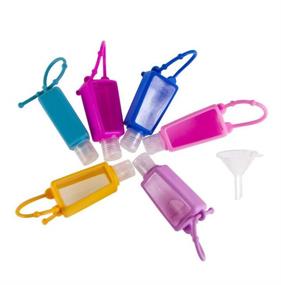 img 4 attached to Bottles Silicone Sanitizer Keychain Containers