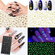 💅 mokyduo portable uv led nail lamp with usb charging cable - mini egg nail phototherapy lamp, nail uv light, led therapy sun light, nail dryers kit for fingernail/toenail - includes 4 sheets of nail art stickers logo