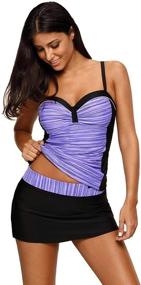 img 2 attached to 👙 Bdcoco Tankini Swimsuit Bottom for Women - Women's Clothing