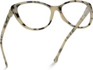 👓 stylishly protective: classic elegant women cat eye style blue light blocking computer glasses logo