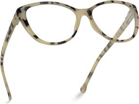 img 4 attached to 👓 Stylishly Protective: Classic Elegant Women Cat Eye Style Blue Light Blocking Computer Glasses