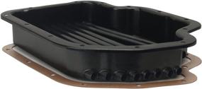 img 1 attached to 🔄 Derale 14201 Transmission Cooling Pan for GM Turbo 400 - Standard Pan in Sleek Black Shade