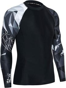 img 2 attached to HUGE SPORTS Wildling Series: Ultimate UV Protection Quick Dry Compression Rash Guard