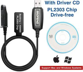 img 3 attached to 🔌 Baofeng USB Programming Cable PL2303 Chip Drive Free for UV-9R Plus & More - USA Warranty