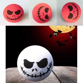 img 1 attached to Spook Up Your Ride: KOOBOOK 4Pcs Funny Halloween 🎃 Skull Smile Car Antenna Topper - Perfect Car Antenna Decoration Doll!