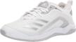 👟 adidas men's fv9374 baseball shoes - white/silver logo