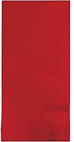 img 4 attached to 🍽️ Premium Disposable Dinner Napkins - 50-Pack Classic Red for Weddings, Parties, Bridal or Baby Showers - Elegant and High-Quality Bulk Supply