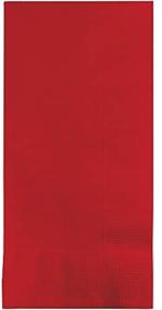 img 1 attached to 🍽️ Premium Disposable Dinner Napkins - 50-Pack Classic Red for Weddings, Parties, Bridal or Baby Showers - Elegant and High-Quality Bulk Supply