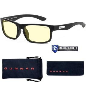 img 4 attached to 👓 Enhance Your Gaming Experience with GUNNAR Computer Glasses - Enigma, Onyx, Amber Tint - Blocks 65% Blue Light