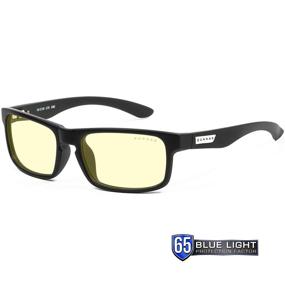 img 2 attached to 👓 Enhance Your Gaming Experience with GUNNAR Computer Glasses - Enigma, Onyx, Amber Tint - Blocks 65% Blue Light