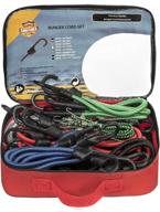 🔗 super smithee heavy duty bungee cords with hooks - 27 piece securing straps for luggage with durable metal clip fasteners and robust tie down fiber logo