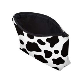 img 2 attached to 🐮 Cow Print Deanfun Trendy Makeup Bags Organizer - Travel Waterproof Toiletries Bag - Accessories for Women - Cosmetic Bag Gifts (52558)