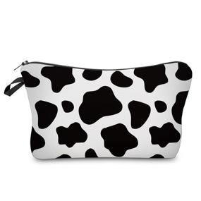 img 4 attached to 🐮 Cow Print Deanfun Trendy Makeup Bags Organizer - Travel Waterproof Toiletries Bag - Accessories for Women - Cosmetic Bag Gifts (52558)