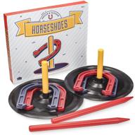 crown sporting goods premium horseshoe game 👑 set - perfect for indoor and outdoor use logo