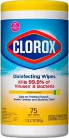 img 4 attached to 🍋 Clorox Disinfecting Wipes - Crisp Lemon, 75 Count (Packaging Variations)