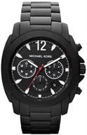 black ion plated chronograph ⌚ watch by michael kors – model mk8282 logo