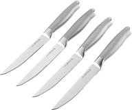 henckels modernist 4-pc steak 🔪 knife set: stylish silver stainless steel knives logo