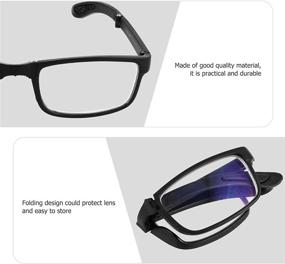 img 1 attached to MILISTEN Reading Foldable Eyeglasses Portable Vision Care