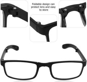 img 2 attached to MILISTEN Reading Foldable Eyeglasses Portable Vision Care