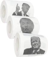 🤣 donald trump funny toilet paper gag gift - set of 3 rolls by fairly odd novelties logo