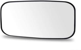 img 4 attached to 🔍 Easy-to-Install Moveland Golf Cart Rear View Mirror Enhancing Panoramic Vision | Compatible with EzGo, Club Car, Yamaha