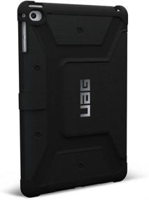 img 2 attached to 📱 Корпус UAG Folio iPad Mini 4 Retina со Строительным Испытанием для Военных Падений в Глянцевом Черном - Предельная Защита