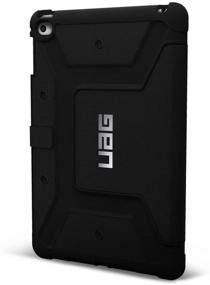 img 4 attached to 📱 Корпус UAG Folio iPad Mini 4 Retina со Строительным Испытанием для Военных Падений в Глянцевом Черном - Предельная Защита