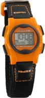 ⌚ vibralite mini: black & orange 12-alarm vibrating watch for enhanced effectiveness logo