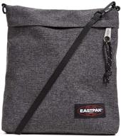 eastpak mens shoulder black denim logo