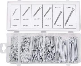 img 4 attached to 🔩 HFS 555-Piece Cotter Pin Assortment: Comprehensive and Versatile Cotter Pin Kit for All Your Fastening Needs