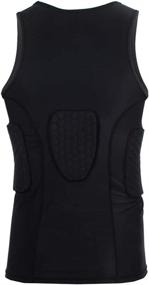 img 3 attached to Padded Sleeveless Protective Basketball Compression