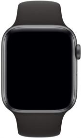 img 1 attached to 🏃 Спортивный ремешок для Apple Watch (44 мм) - обычный размер - черный