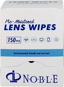 img 3 attached to 👓 Noble Pre-moistened Lens Wipes (150 Pack) - Conveniently Individually Wrapped - Ideal for Cleaning Eyeglasses, Cell Phones, Camera Lenses, Screens, Keyboards & Delicate Surfaces