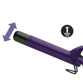 img 1 attached to 🔥 Hot Tools Professional Ceramic Titanium Curling Iron, 1" - Precise Styling Power for Salon-Quality Curls