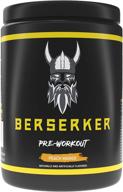 🥭 berserker pre workout - enhanced energy, amplified power & strength, nitric oxide booster + di-caffeine malate, citrulline malate, glycerpump, beta alanine (peach mango, 15.03 oz) logo